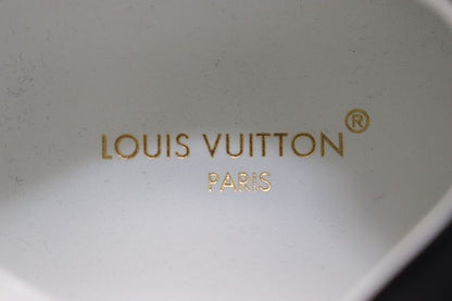 Louis Vuitton Monogram Time Outlines 23 Years Leather X Suede Sneakers Women's