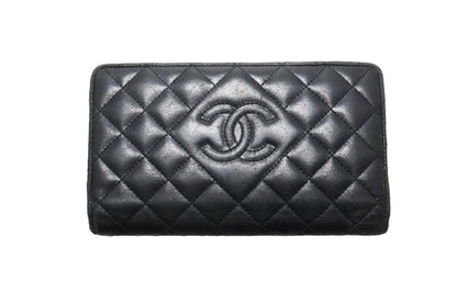 Chanel Quilted Leather Bifold Wallet