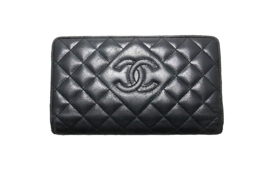 Chanel Quilted Leather Bifold Wallet