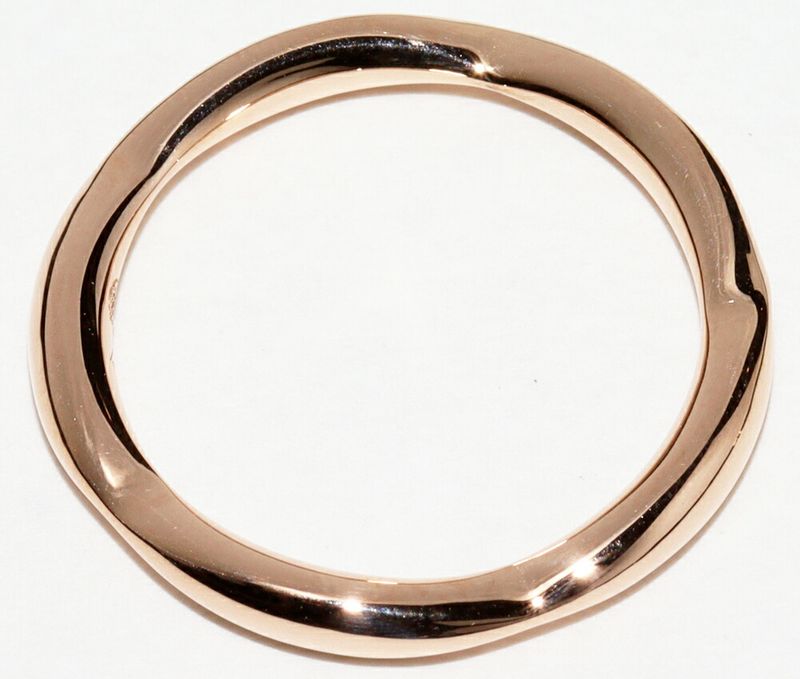 Chanel Ring 18K Pink Gold 10P Diamonds (approx 008ct) Camellia Collection Half