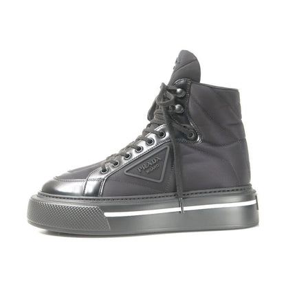 2022awPrada Macro HIGH TOP Sneakers Size 37 High Cut Triangle Logo Re-nylon