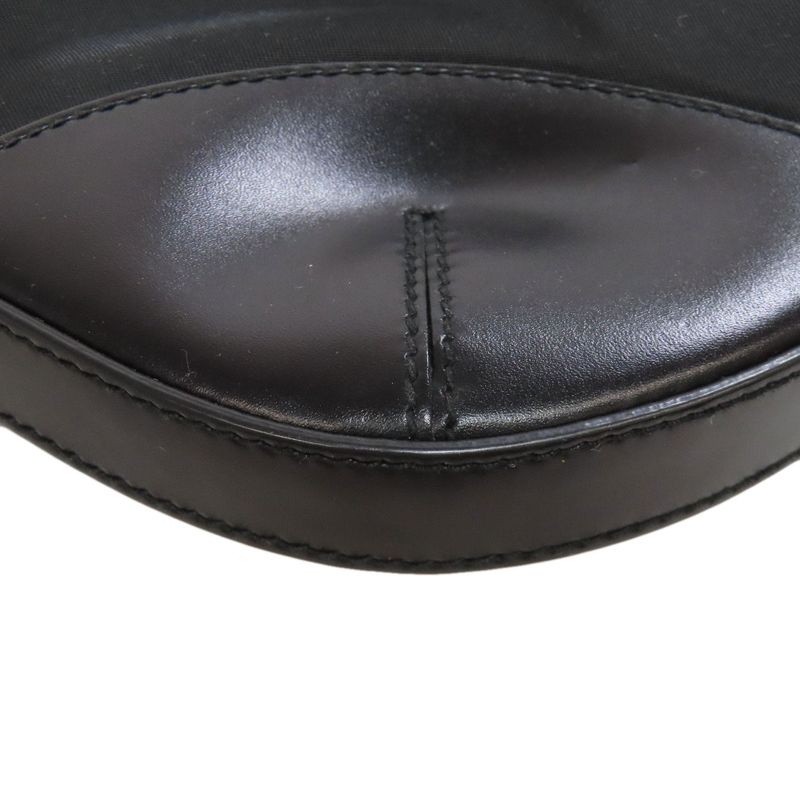 Prada Logo Hardware Shoulder Bag Nylon Women