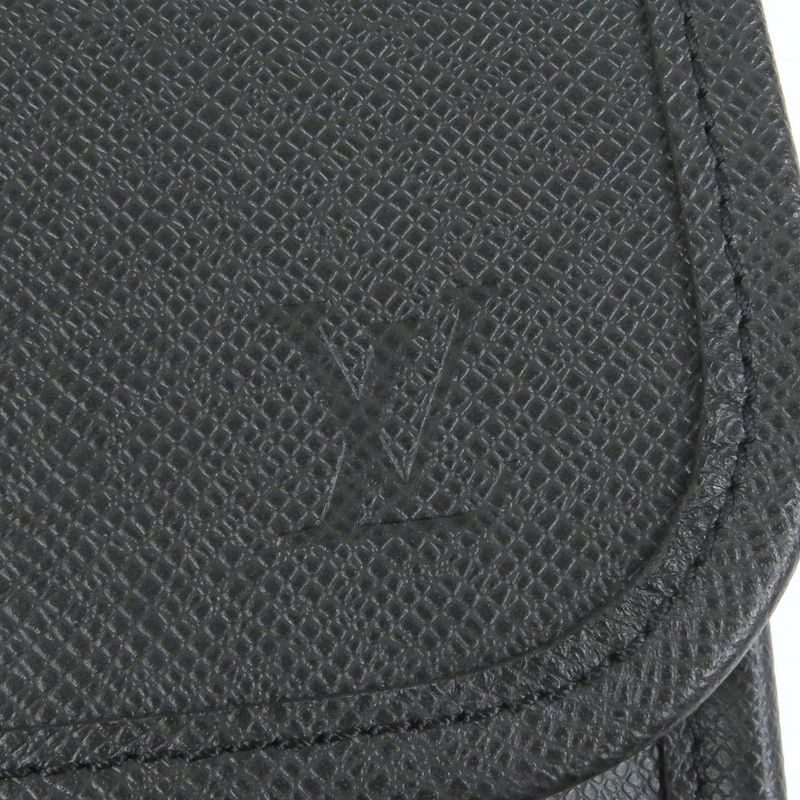 Louis Vuitton M32622 Taiga Anton LV Logo Embossed Briefcase Shoulder Bag