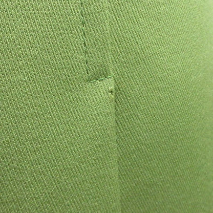 Good Christian DIOR Flared Tuck Pleated Skirt Bottoms Vintage S Green Women Used