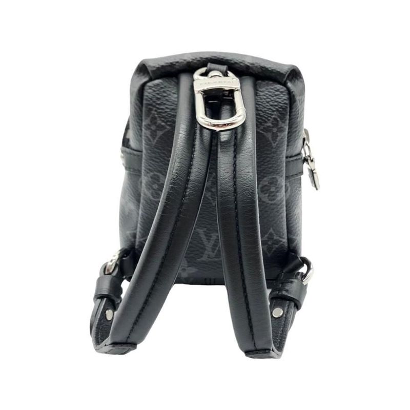 Louis Vuitton Bag Charm Bijoux Sac Backpack M61964 Monogram Eclipse Black