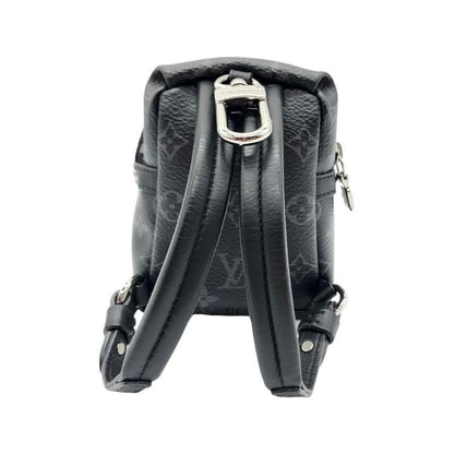Louis Vuitton Bag Charm Bijoux Sac Backpack M61964 Monogram Eclipse Black