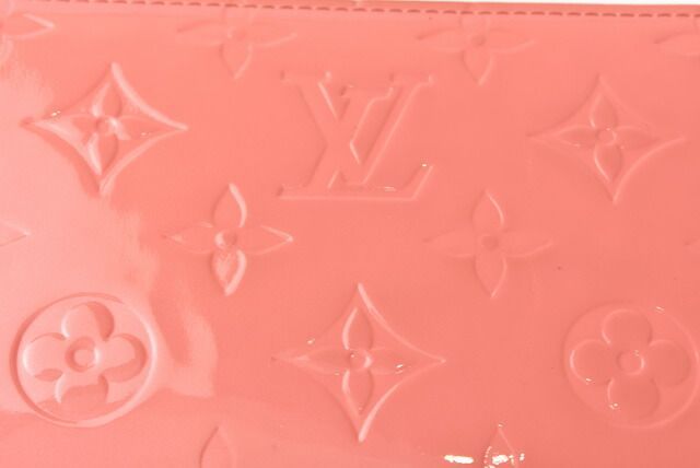 Louis Vuitton Preowned Wallet Louis Vuitton Round Zipper Vernis Rose Rich M93202