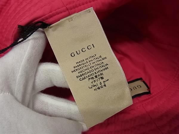Gucci 729470 Marmont GG 100% Cotton Bucket Hat Bob Hats Hat Size L 58cm
