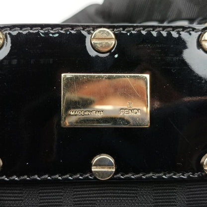 Fendi Mia Black PVC Coated Canvas 8br616 2415-8br616-dmp-109