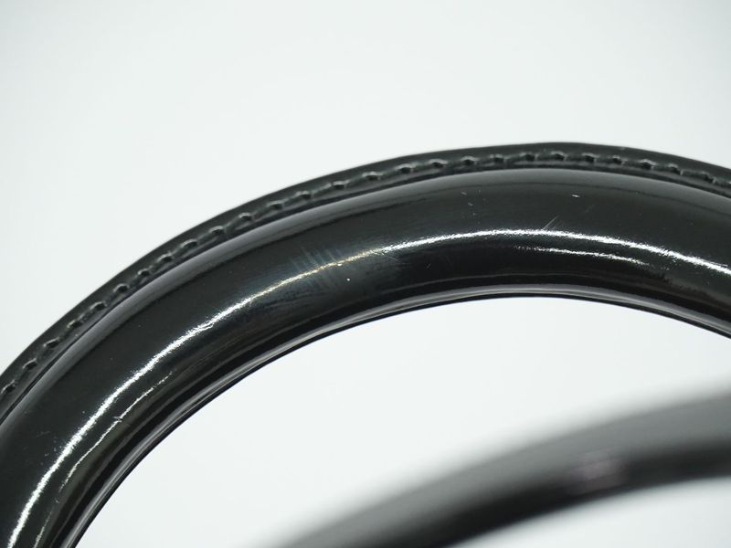 Authentic Christian DIOR Lady Dior Cannage Handbag Nylon Black Lady Dior Bag