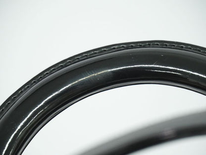 Authentic Christian DIOR Lady Dior Cannage Handbag Nylon Black Lady Dior Bag