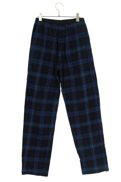 Balenciaga 608972 Tim19 Check Flannel Long Pants Men's 46