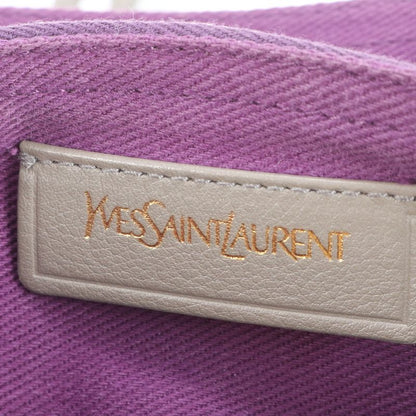 YSL Yves Saint Laurent Muse Toe Leather 2WAY Shoulder Bag Crossbody Hand Gold