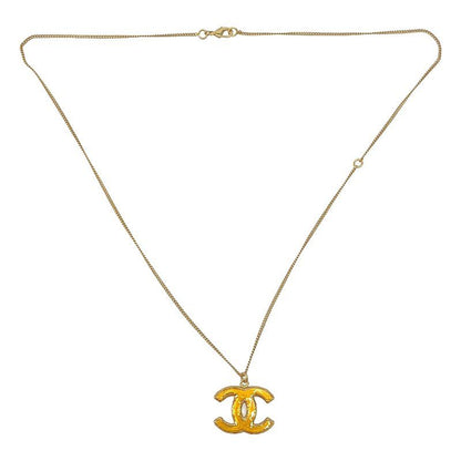Chanel - Coco Mark Chain Necklace - Gold - Women's