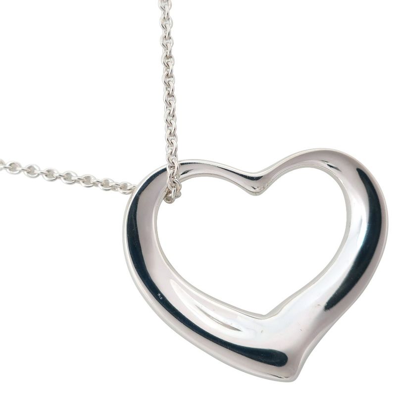 Tiffany & Co Open Heart Elsa Peretti Ladies 8.6g Necklace
