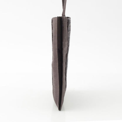 Hermes Canvas Sakosh Her Line Shoulder Bag Black