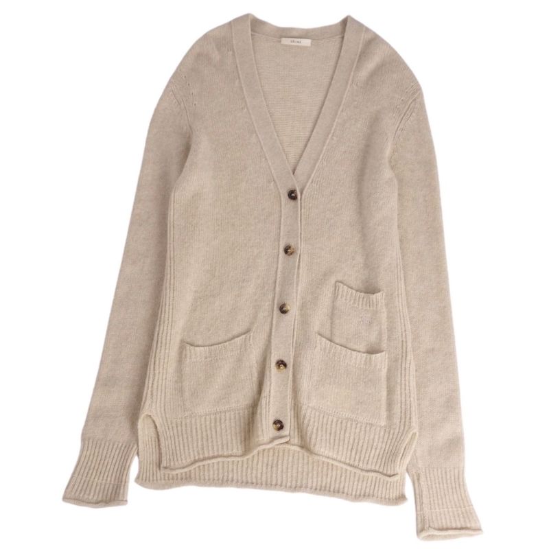 Celine Cardigan Knit Long Sleeve Cashmere 10