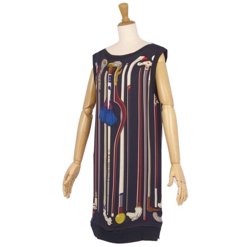 Hermes Runway Wear Dress Sleeveless Knit