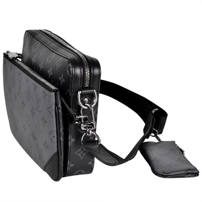 Louis Vuitton Trio Messenger Shoulder Bag M69443 Monogram Eclipse With Built-in