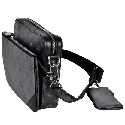 Louis Vuitton Trio Messenger Shoulder Bag M69443 Monogram Eclipse With Built-in