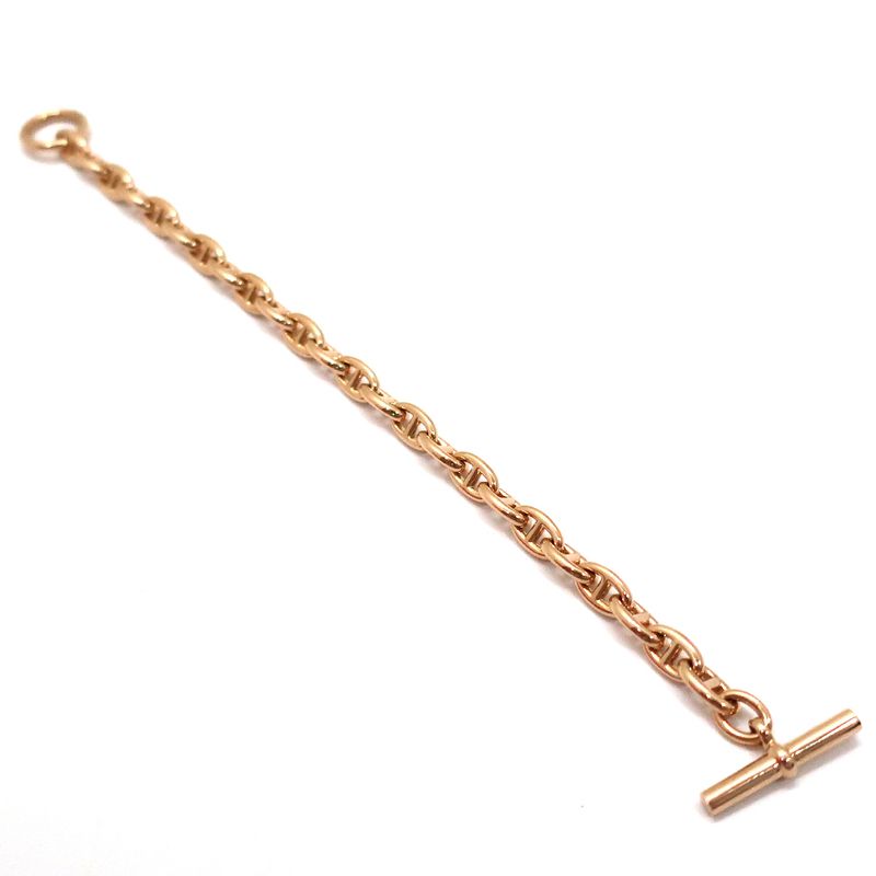 Hermes Chaine D'ancre T PM 750pg Bracelet 24 Pieces Pink Gold Jewelry