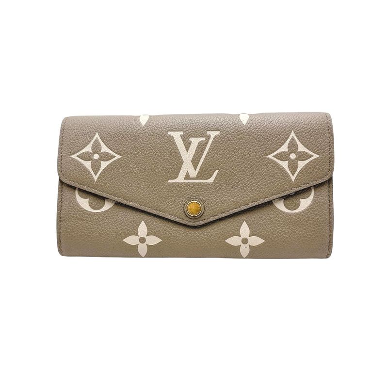 Louis Vuitton M81049 Monogram Empreinte Flap Long Wallet Portefeuille-sarah