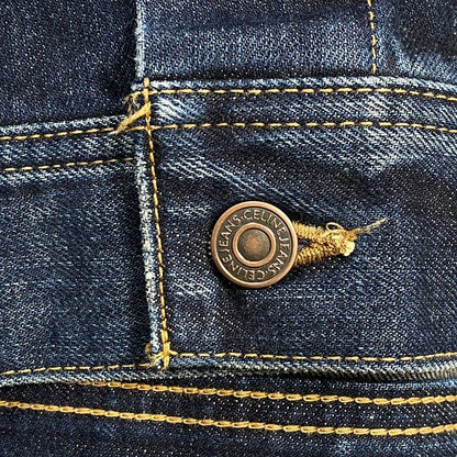 Celine Washed Denim Trucker Jacket M Indigo