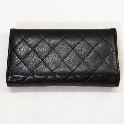 CHANEL CC Classic Caviar Flap Wallet on Chain Shoulder Crossbody Black - The Reluxe