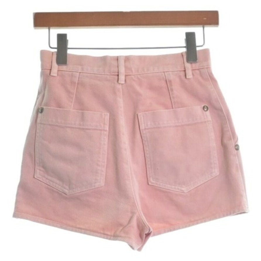 CHANEL CC Light Pink Shorts Ribbon Bow 34 - The Reluxe