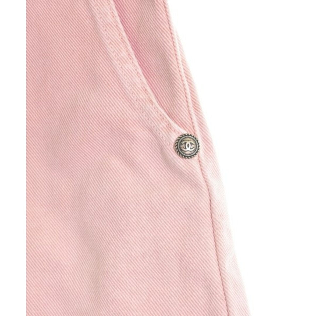 CHANEL CC Light Pink Shorts Ribbon Bow 34 - The Reluxe