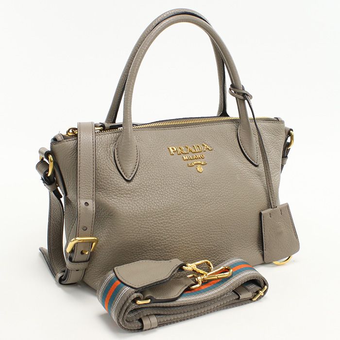 Prada 2WAY Handbag 1ba111 Handbag Leather Women