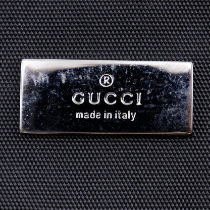 Gucci 141194 Nylon Canvas Black Unisex Shoulder Bag