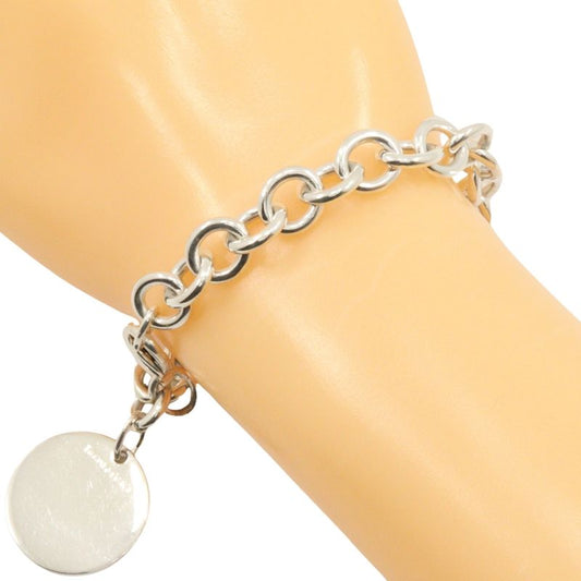 Tiffany & Co Return To Tiffany & Co Oval Tag Silver 925 Ladies 34.8g Bracelet