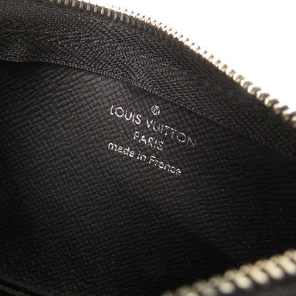 Louis Vuitton Pochette Cles Damier Graphite N60155 Black Coin Case LV 1091