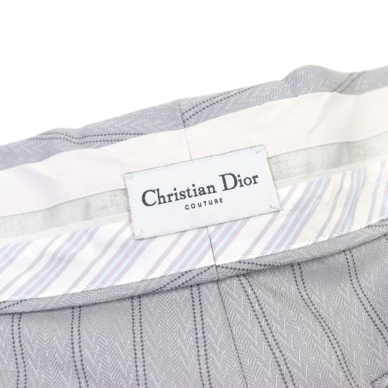 DIOR Homme 23SS 383c132a5718 100% Wool Couture Jacquard Walnut Button High