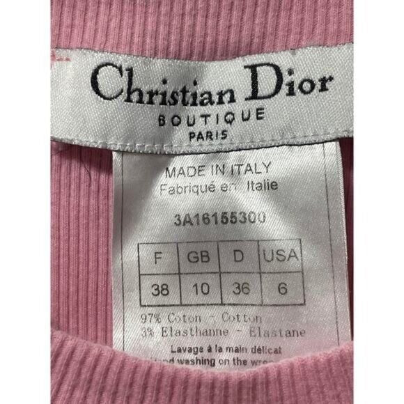 Christian Dior J'Adore Dior Tank Top Pink - The Reluxe