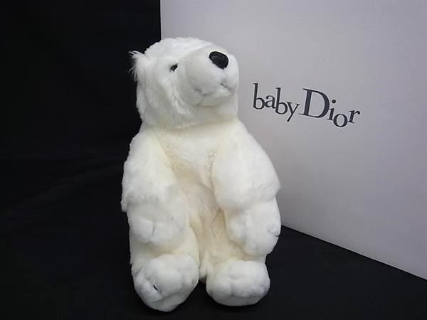 Christian Dior BABY DIOR Teddy Bear Plush White Fi9365