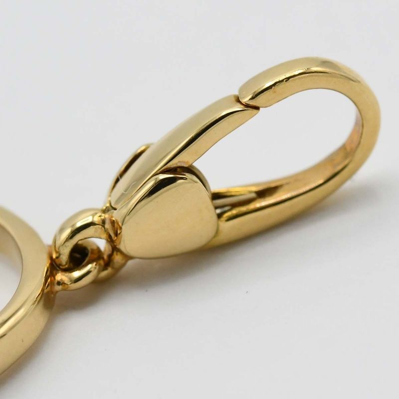 Bvlgari Bulgari Tronchetto Charm 750 18K Approx 3.2 G Onyx Gold Accessories K43