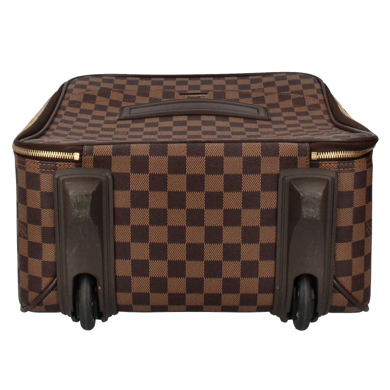 Louis Vuitton Pegase 45 N23293 Damier Ladies Suitcase Brown Excellent Condition
