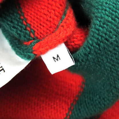 LOEWE H3299370sm Wool Cashmere Anagram Embroidery Striped High Gauge Long