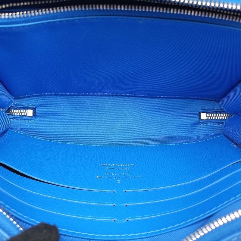 Louis Vuittonmonogram Claus Blue And White PVC Coated Canvas And Leather M45432