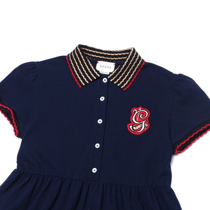 Gucci Dress Size 12 Short Sleeve Polo Dress Logo Button Made In Italy 20240701