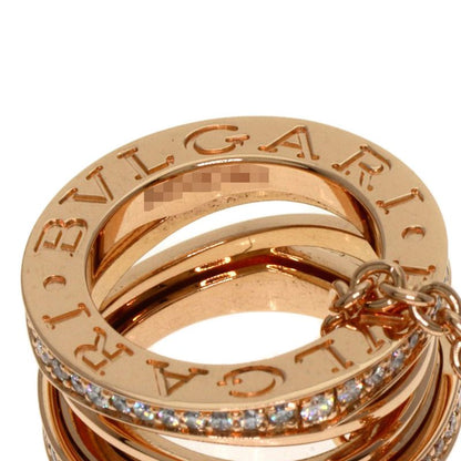Bvlgari B-zero1 Bee Zero1 Design Legend Diamond Necklace 18K Pink Gold Ladies