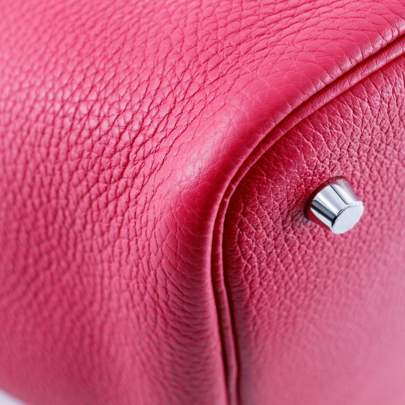 Hermes Picotin Lock MM Togo Rose Extreme Pink A Ladies Handbag