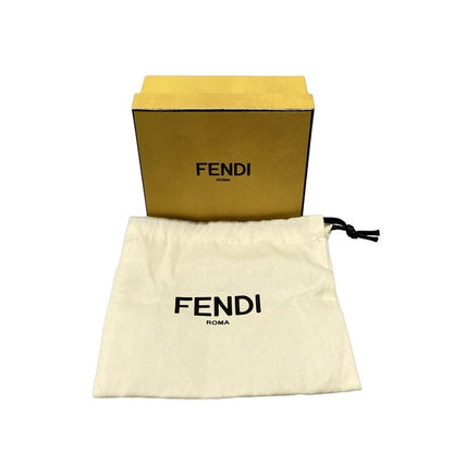 Fendi Trifold Wallet Micro Trifold Wallet 8m0395 Gold Leather