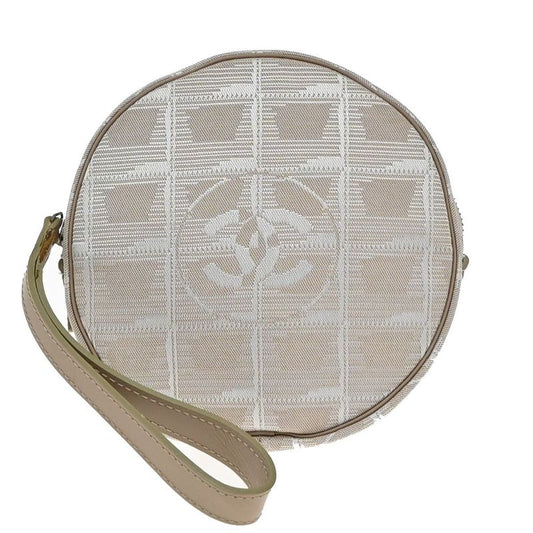 Chanel New Travel Line CC Pouch Beige 64ka682