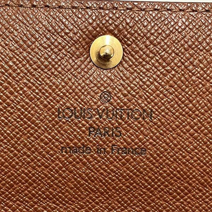 Louis Vuitton Monogram Pochette Porte Monet Cles Di M61725 Long Wallet Bifold