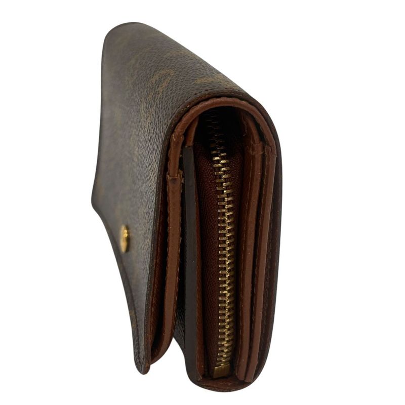 3146 Louis Vuitton Porte Monet Vieux Trésor Monogram M61730 Foldable Wallet