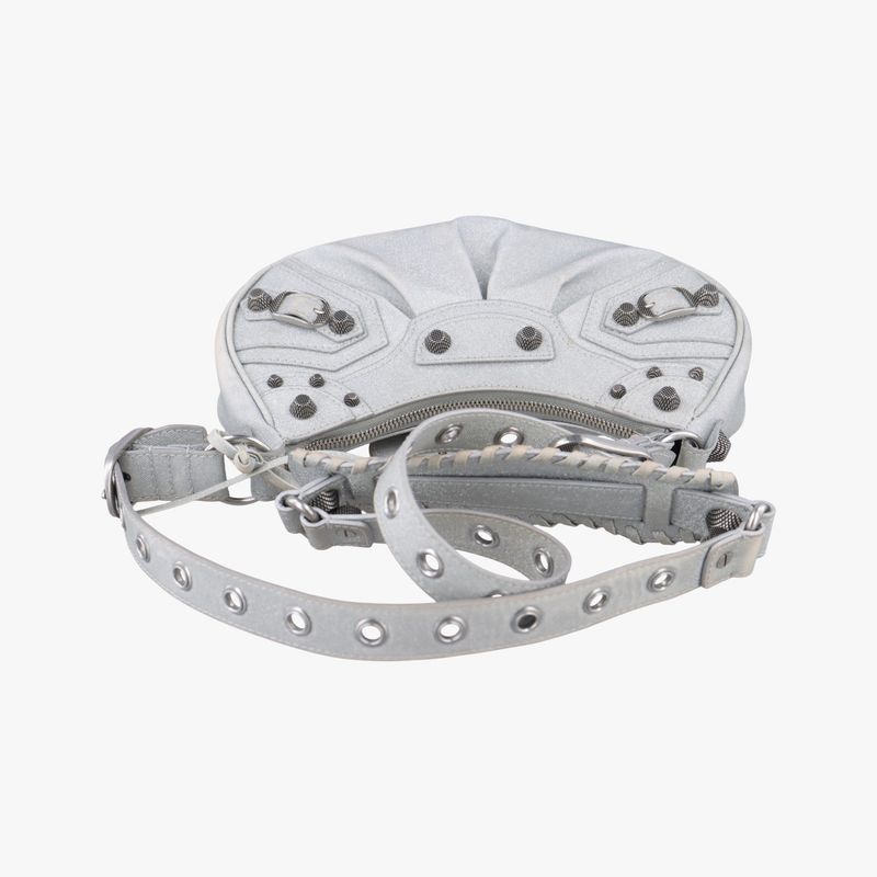 Balenciaga Lucagoire Silver Lambskin 8713098110p535268