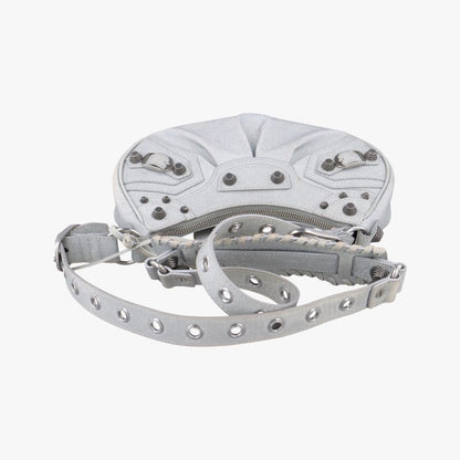 Balenciaga Lucagoire Silver Lambskin 8713098110p535268